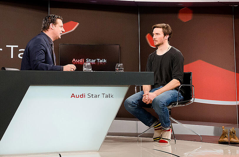 Felix Neureuther beim Audi Star Talk.