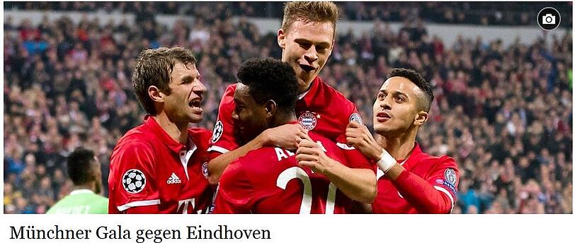 Die "FAZ" beschreibt den Auftritt der Münchner als "Gala".