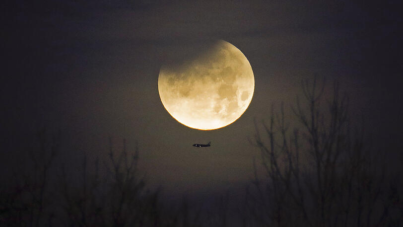 Mondfinsternis über Charlotte