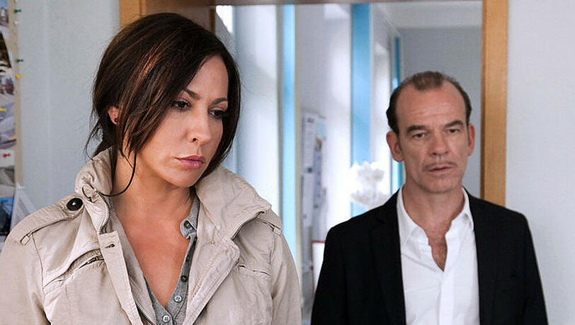 Hauptkommissare Eva Saalfeld (Simone Thomalla, links) und Andreas Keppler (Martin Wuttke, rechts) Hauptkommissare Eva Saalfeld (Simone Thomalla, links) und Andreas Keppler (Martin Wuttke, rechts)