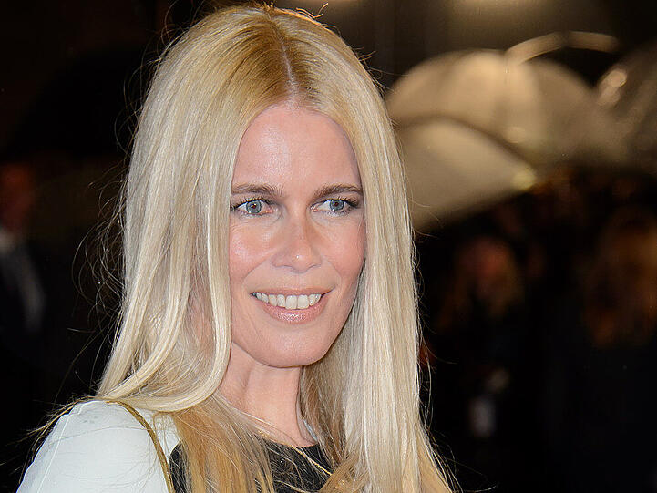 Claudia Schiffer: Schüchterner Gast auf dem roten Teppich
