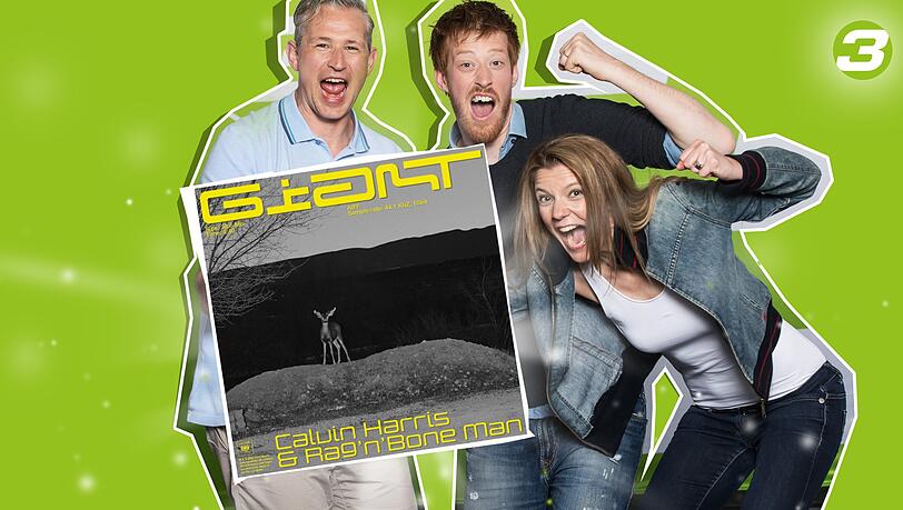 Unser Hit-Tipp der Woche: “Giant” von Calvin Harris & Rag’n’Bone Man. Unser Hit-Tipp der Woche: “Giant” von Calvin Harris & Rag’n’Bone Man.