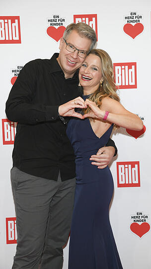 Frank Thelen mit Frau Nathalie Thelen-Sattler.