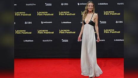 Olivia Wilde zeigte in Locarno ihren Film "The Invite" erstmals unter freiem Himmel.