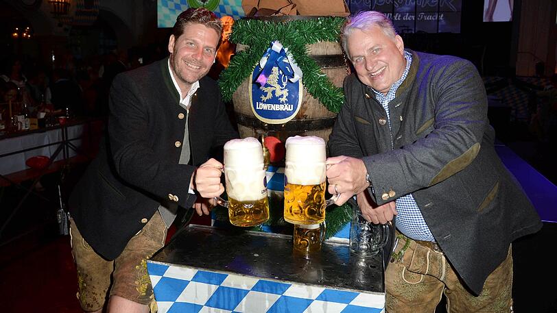 Event-Veranstalter Philipp Greffenius und Wirt Christian Schottenhamel