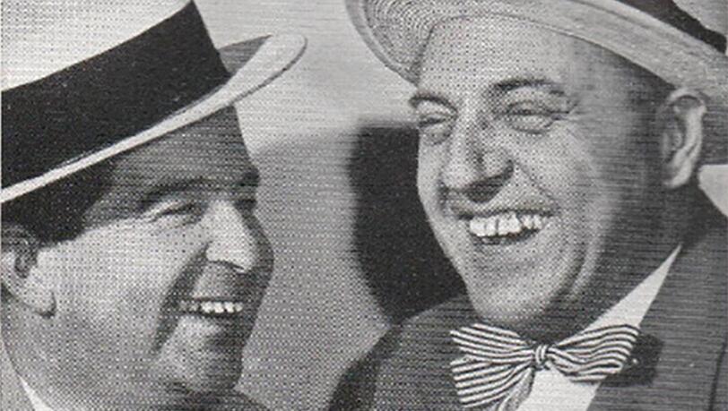 Bobby John und Komponist Fred Sporer als "Herr Fröhlich und Herr Schön".
