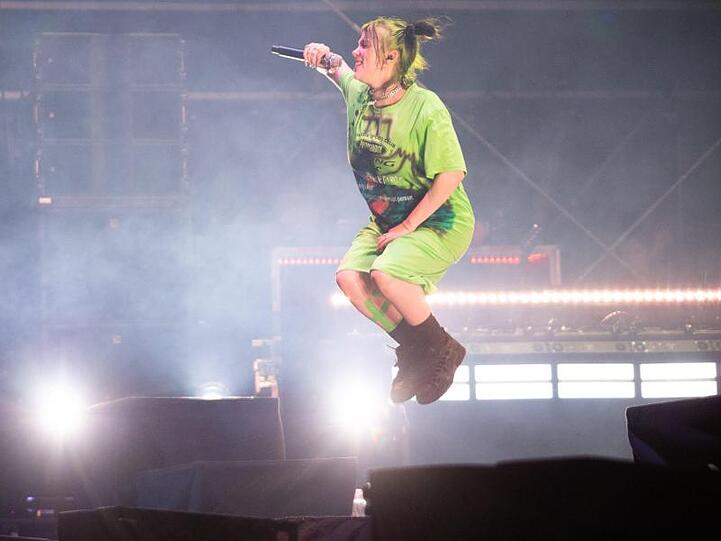 Billie Eilish war der Top-Act beim "MS Dockville"-Festival in Hamburg-Wilhelmsburg.
