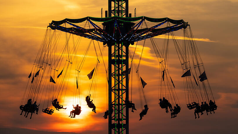 Bis zum 4. Oktober drehen sich die Fahrgeschäfte im Olympiapark weiter.