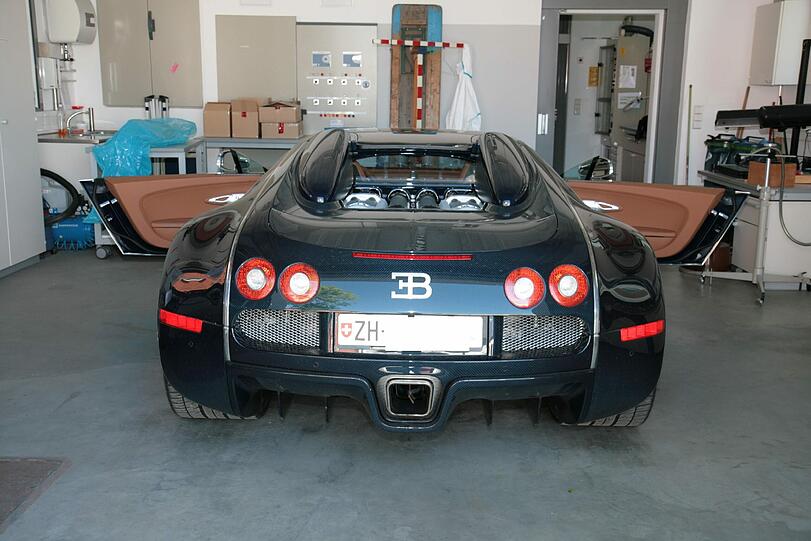 Diesen Bugatti wollten Diebe in Polen verticken.