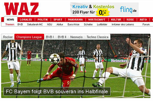 "Der Westen" sieht die Bayern dem BVB folgen.