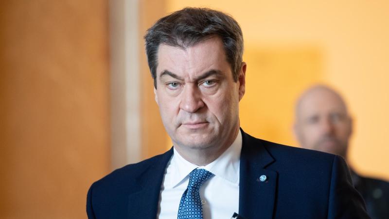 Markus Söder, Ministerpräsident von Bayern, kündigt Ausgangsbeschränkungen für den Freistaat an. Markus Söder, Ministerpräsident von Bayern, kündigt Ausgangsbeschränkungen für den Freistaat an.