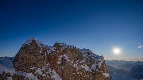 Gut zwei Wochen lang war der Gipfel nackt.
