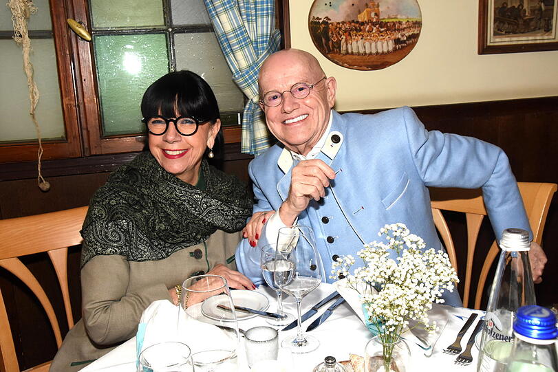 Ebenfalls mit dabei beim Fischessen im Franziskaner: Irene und Erich Lejeune.