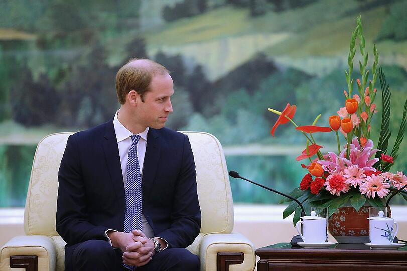 Prinz William bei seinem Besuch in China