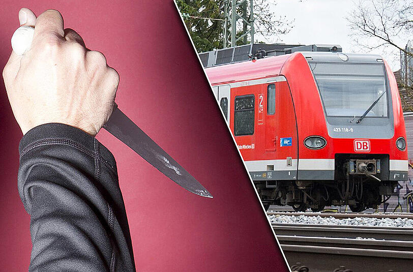 Der 37-Jährige bedrohte die Fahrgäste mit einem Messer. (Symbol-/ Archivbild)
