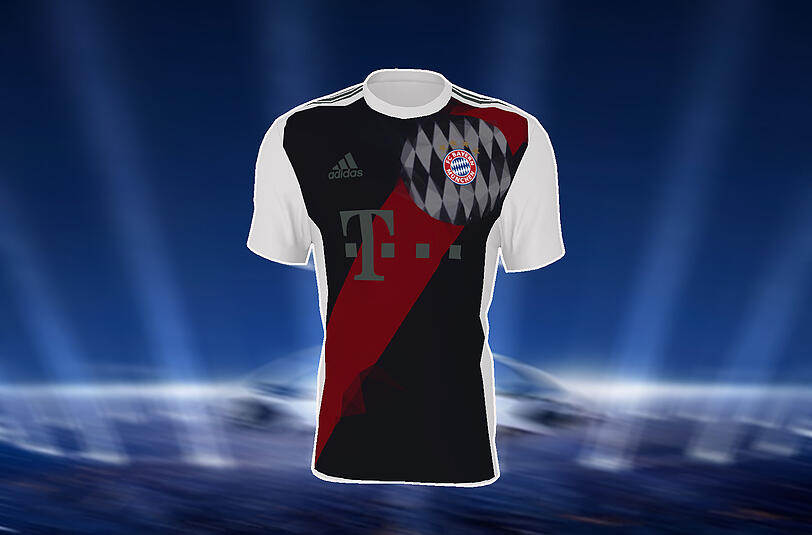 Fans entwerfen Designs für ein Bayern-Trikot: Eines dieser Leiberl wird das Champions-League-Trikot 2017/2018 des Rekordmeisters.