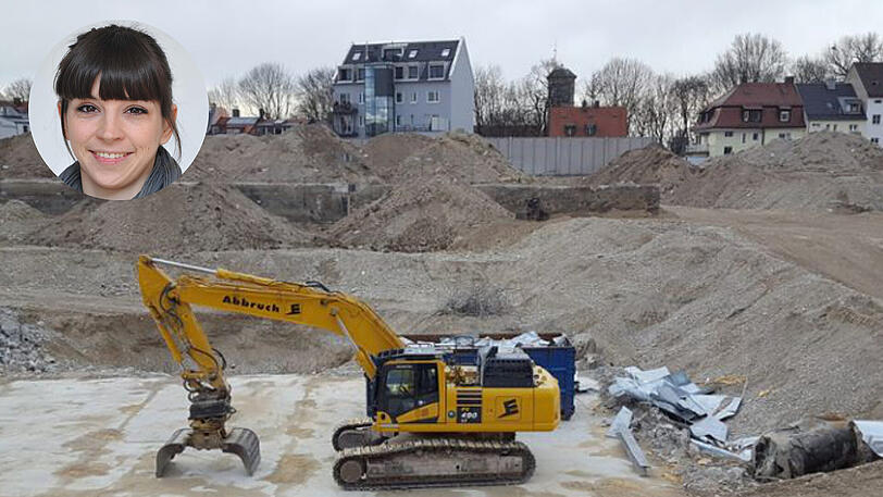 Der Wohnungsbau am Nockherberg geht voran.