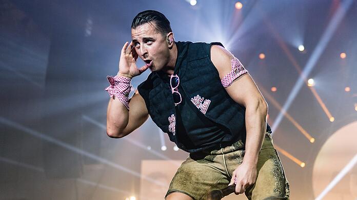 Andreas Gabalier gibt im Mai 2023 ein Konzert in der Münchner Olympiahalle.