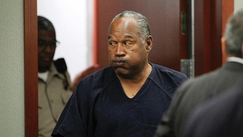 O.J. Simpson 2013 in einem Gerichtssaal in Las Vegas. O.J. Simpson 2013 in einem Gerichtssaal in Las Vegas.