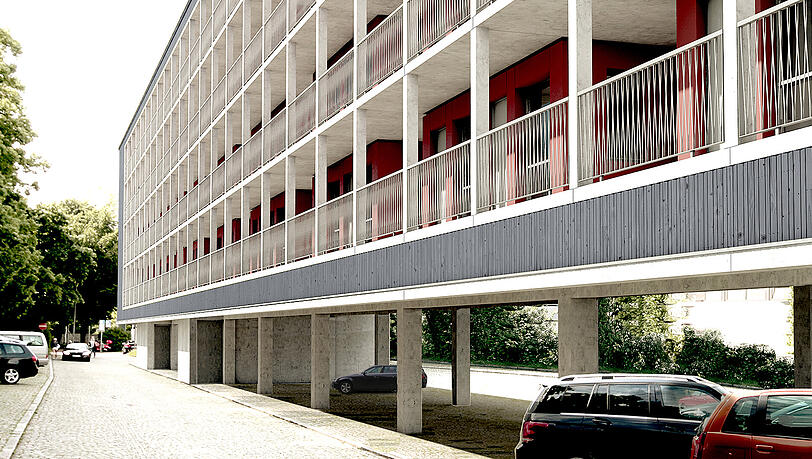 So schaut’s aus: das Stelzenhaus am Dantebad. So schaut’s aus: das Stelzenhaus am Dantebad.