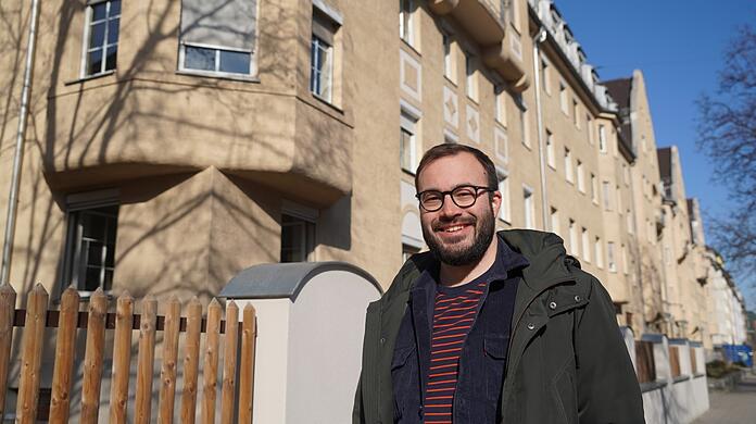In Neuhausen ist der neue SPD-Chef Christian Köning zu Hause. Früher veranstaltete die SPD hier viele Feste, bald will er mit den Bürgern wieder feiern.