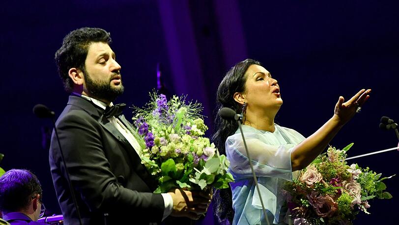 Anna Netrebko und Yusif Eyvazov in Regensburg. Anna Netrebko und Yusif Eyvazov in Regensburg.