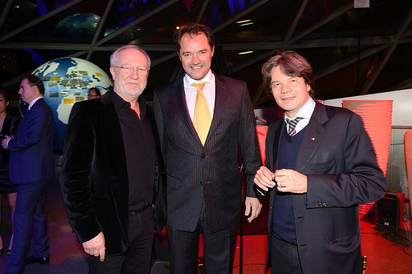 Otto Koch, Thomas Muderlak, the Director of BMW Welt, Michael Käfer