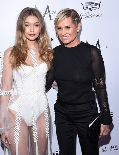 Gigi Hadid mit ihrer Mutter Yolanda Foster