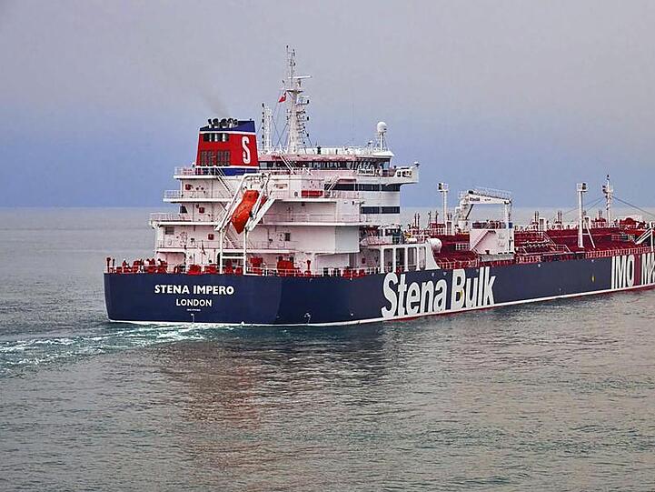 Der Öltanker "Stena Impero" wurde in der Straße von Hormus gestoppt.