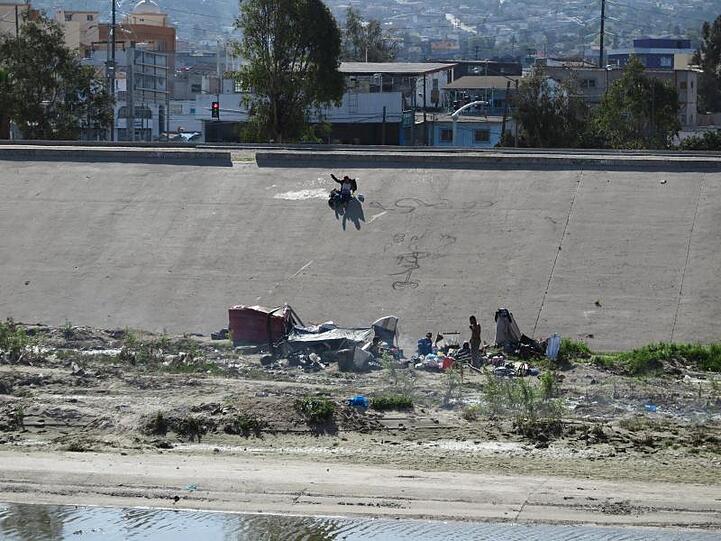Der Tijuana River markiert in San Diego die Grenze zwischen den USA und Mexiko.