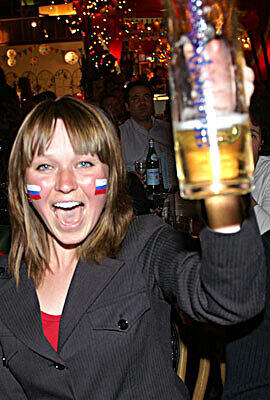 Russland - aus der Münchner Schrannenhalle.