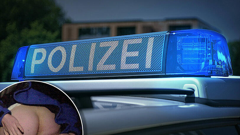 Der Betrunkene zeigte den Polizeibeamten sein nacktes Hinterteil. (Symbolbild) Der Betrunkene zeigte den Polizeibeamten sein nacktes Hinterteil. (Symbolbild)