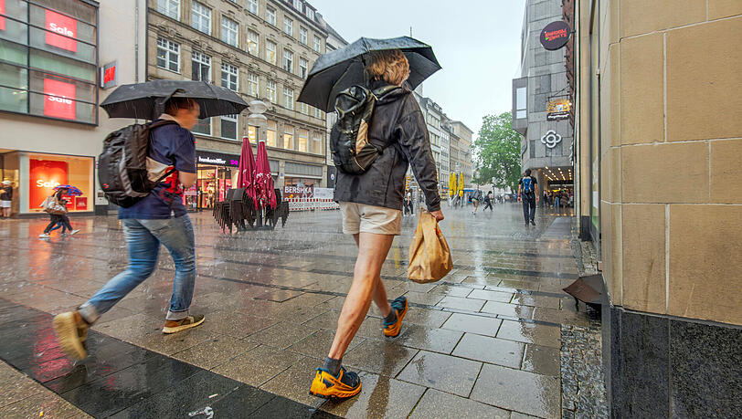 Die Münchner Fußgänerzone. Direkt rechts im Bild: Das Singer-Haus. (Archivbild)