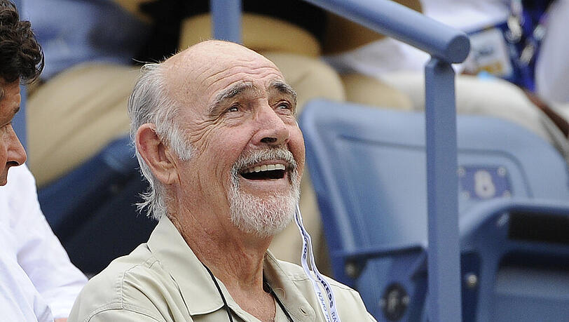 Sean Connery als Tribünengast bei den US Open im Jahr 2012