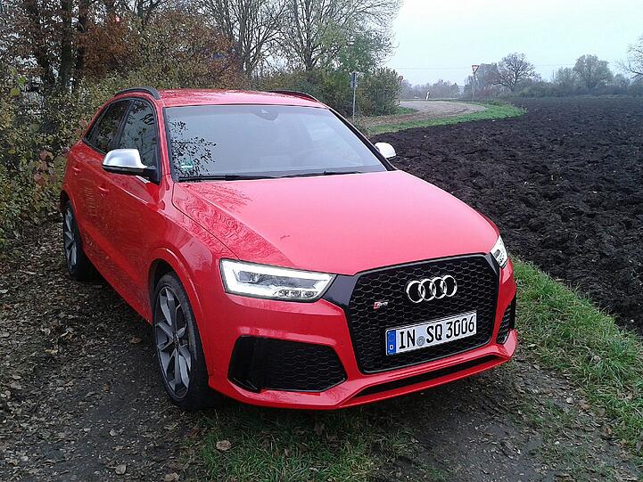 Das sportliche Top-Modell der gerade aufgefrischten Q3-Baureihe: der RS mit jetzt 340 PS.