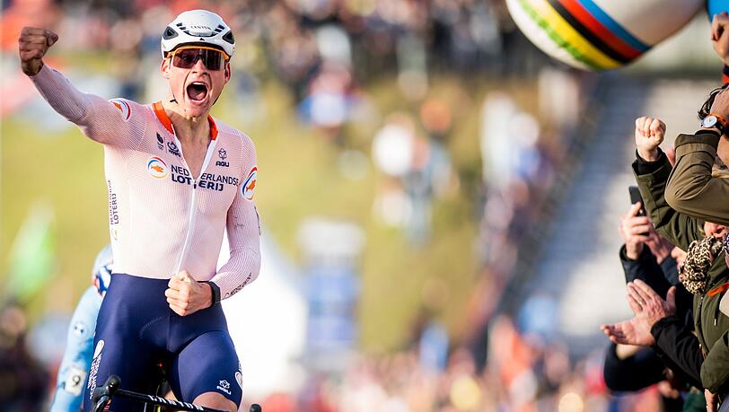 Sicherte sich zum fünften Mal den Cross-WM-Titel: Mathieu van der Poel.
