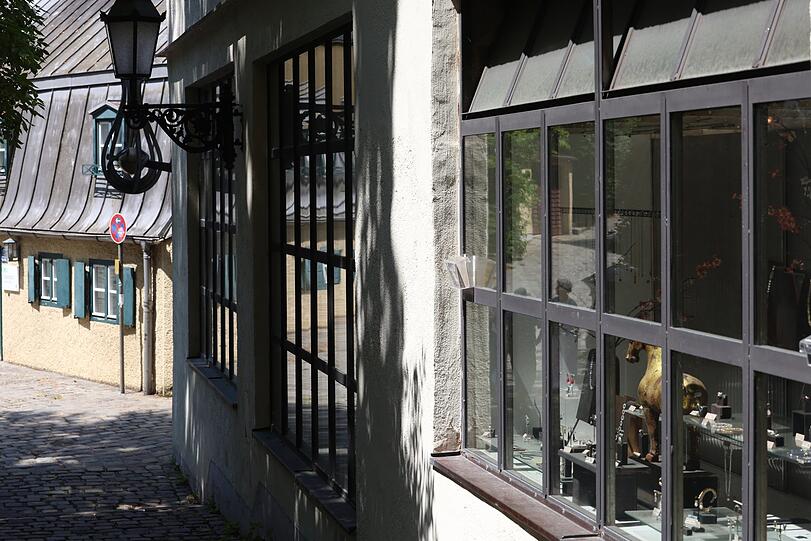Durchblick An der Kreppe vom Max-Weber-Platz aus gesehen.