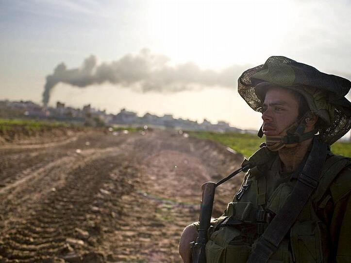 Ein israelischer Soldat im Gazastreifen.