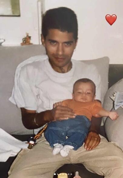 Dieses Foto ihres Vaters hat Ariel auf Instagram gepostet.