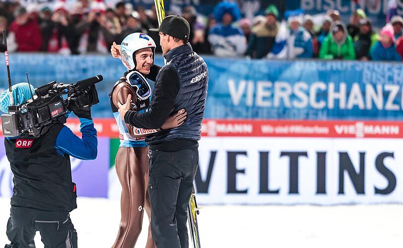 Sven Hannawald und Kamil Stoch.