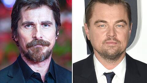 Christian Bale (l.) sieht seinen Schauspiel-Kollegen Leonardo DiCaprio an der absoluten Spitze der Hollywood-Hiercharchie.