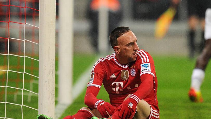 Franck Ribéry vom FC Bayern München. Franck Ribéry vom FC Bayern München.