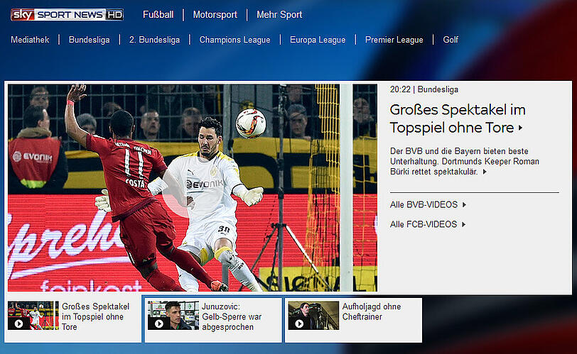 Die Pressestimmen zum Spiel zwischen Borussia Dortmund und dem FC Bayern München.