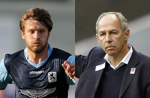 Nicht der gleichen Meinung: Daniel Halfar und Löwen-Coach Reiner Maurer