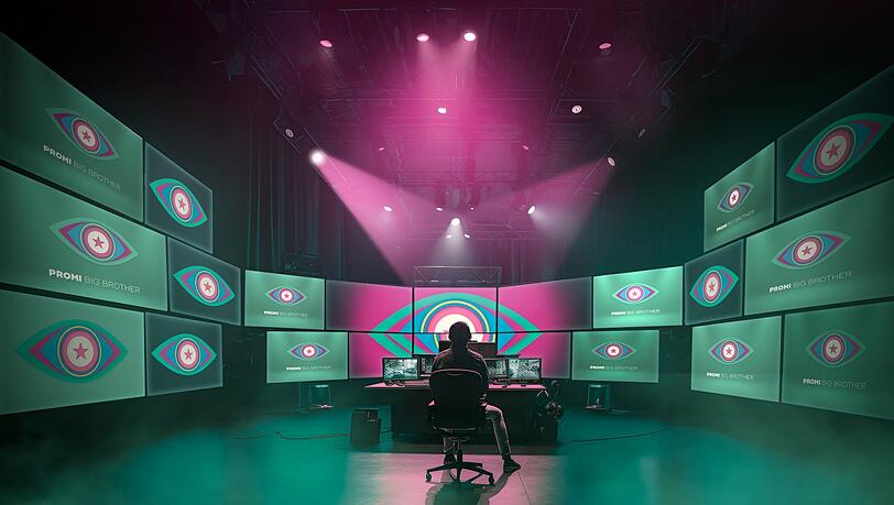 Das Promi Big Brother Studio.