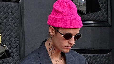 Justin Bieber bei den Grammy Awards. Er hat genug von Paparazzi.