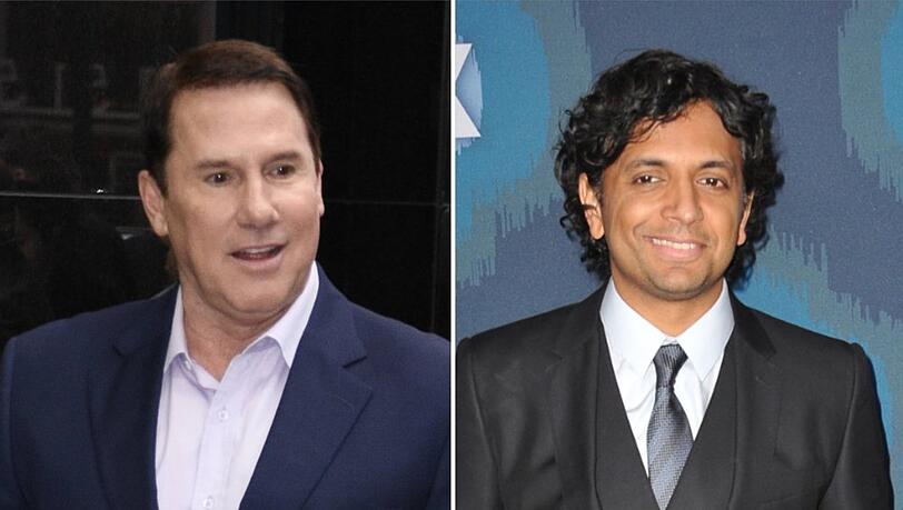 Nicholas Sparks (l.) und M. Night Shyamalan vereinen ihre kreativen Kräfte.