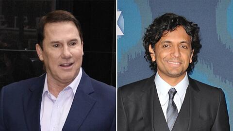 Nicholas Sparks (l.) und M. Night Shyamalan vereinen ihre kreativen Kräfte.
