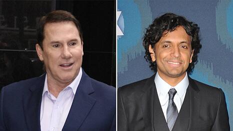Nicholas Sparks (l.) und M. Night Shyamalan vereinen ihre kreativen Kräfte.