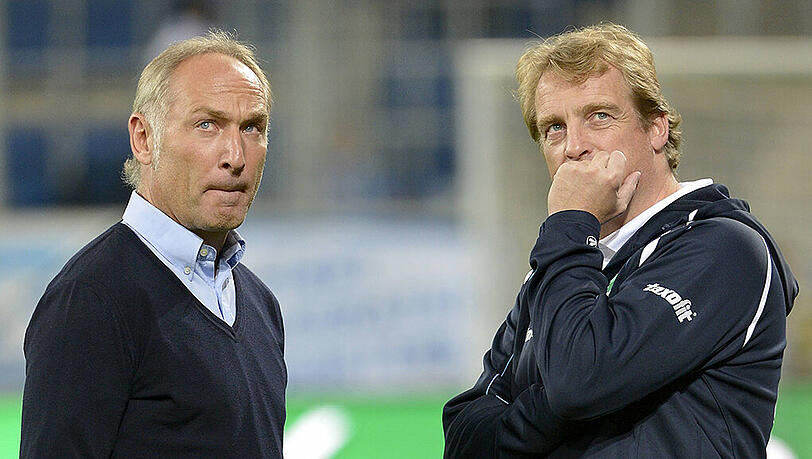 Gefeuert: Andreas Müller und Mike Büskens (rechts). Gefeuert: Andreas Müller und Mike Büskens (rechts).